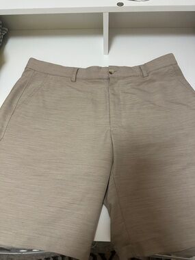 Greg Norman Collection Beige Men's Hybrid Shorts